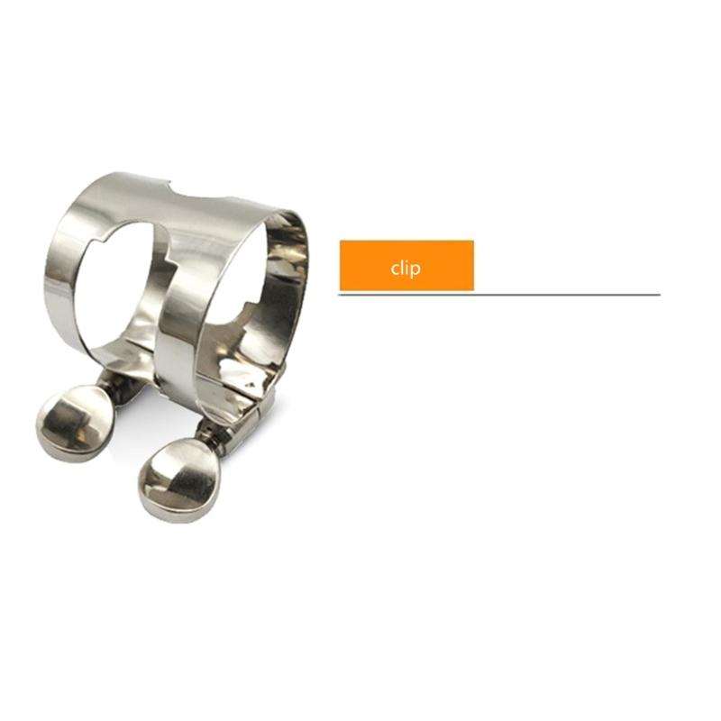 Clarinet Saxophone Mouthpiece with Caps Ligature Reed Black Clarinet Mouthpiece Musical Instrument Accessories