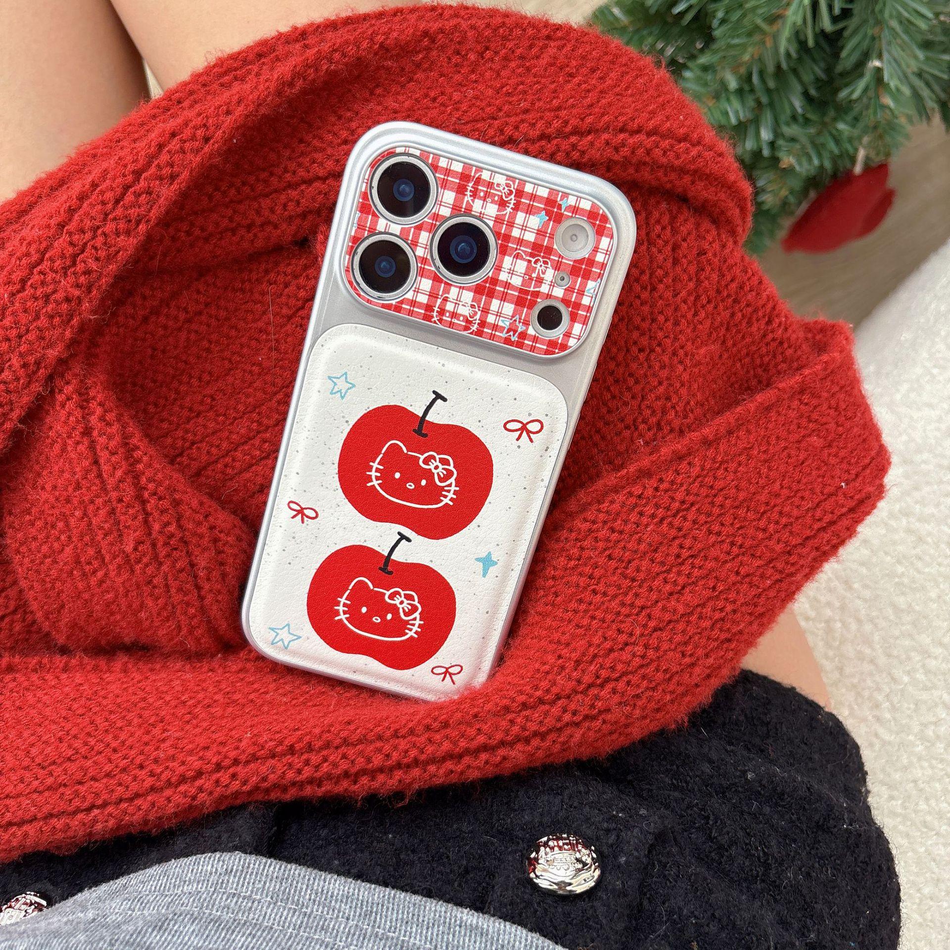 Kawaii KT Cat iPhone Case: Compatible with iPhone 13-16, Full Coverage for iPhone 15-17 Pro Max iPhone 16 Pro