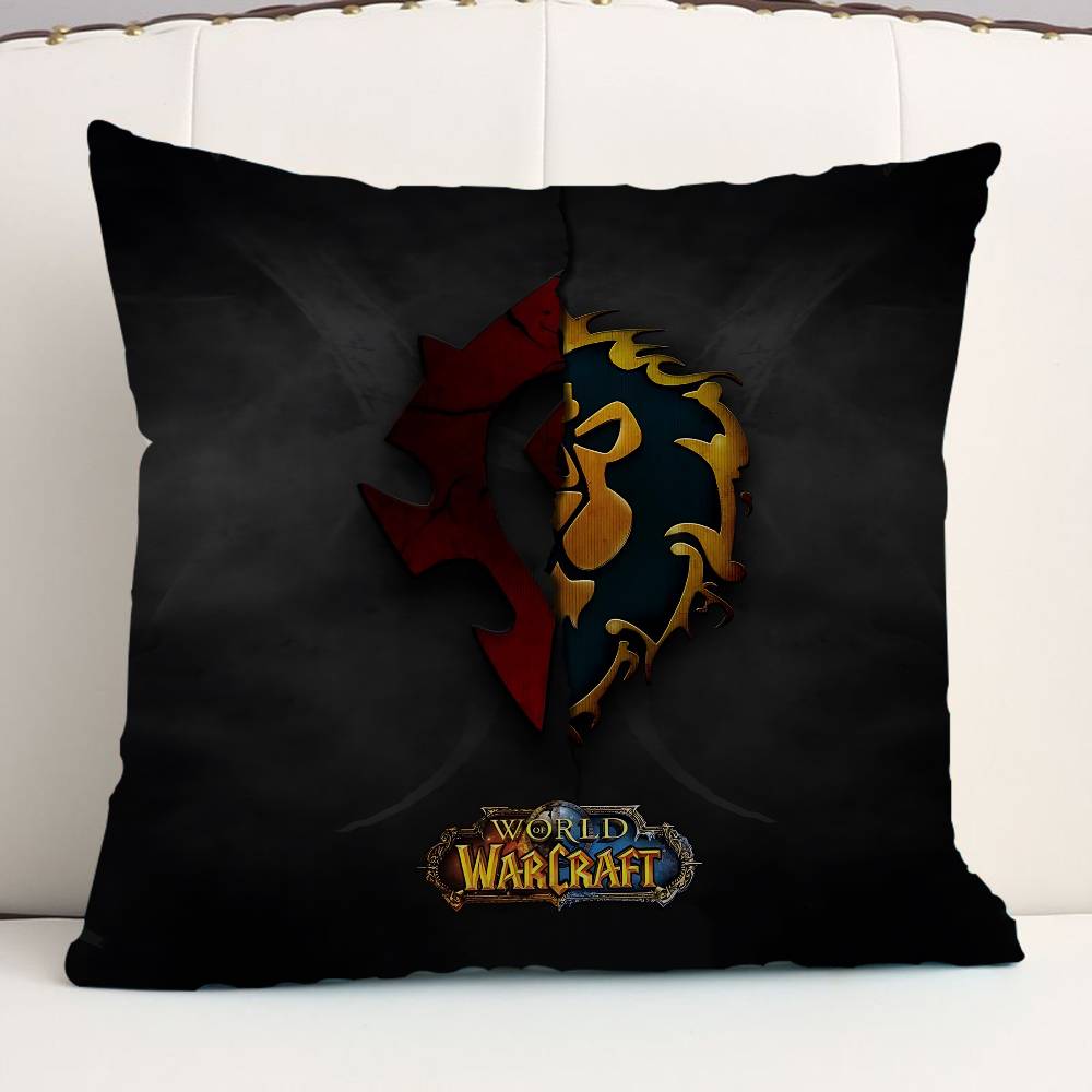 Gamer World Of Warcraft Personalized picture text home decorative pillows Household Gifts 45x45cm