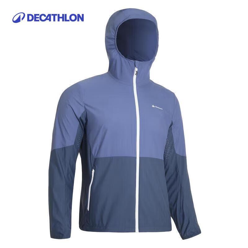 Мужская летняя куртка Decathlon с капюшоном для улицы, защита от УФ-излучения L