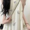 Ärmelloses A-Linien-Kleid mit floralem Print und Neckholder für Schülerinnen
