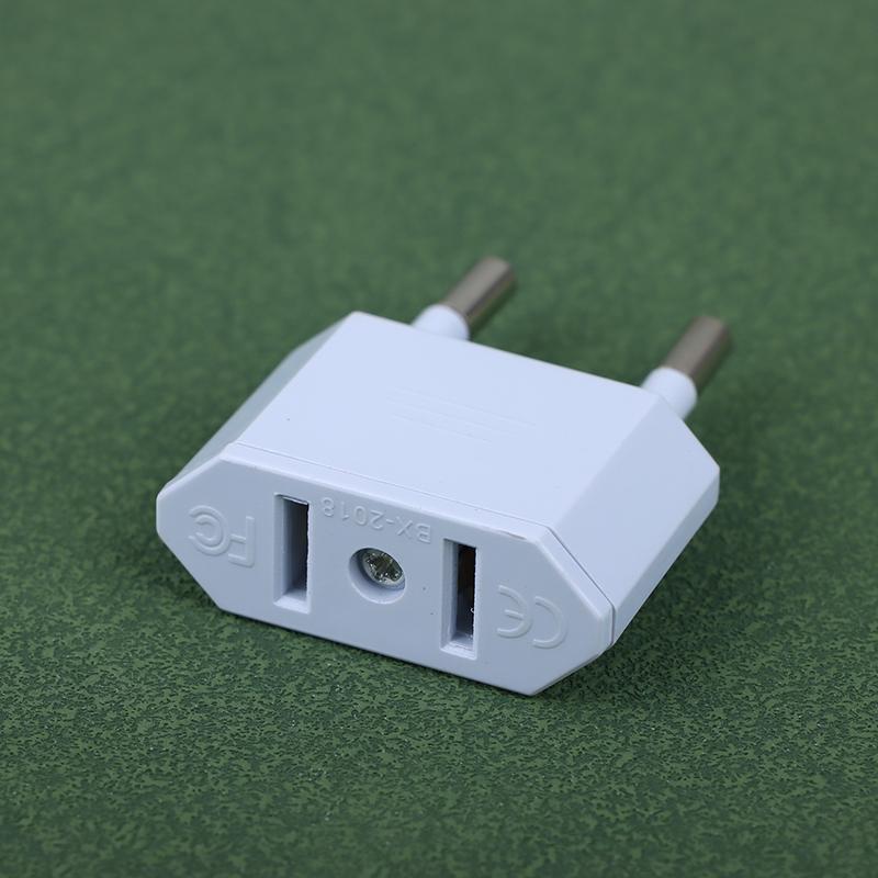 2Pcs Eu Adapter Travel Converter Adapter American China Us To Eu Plug Euro Plug Electrical Adapter Ac Electrical Socket