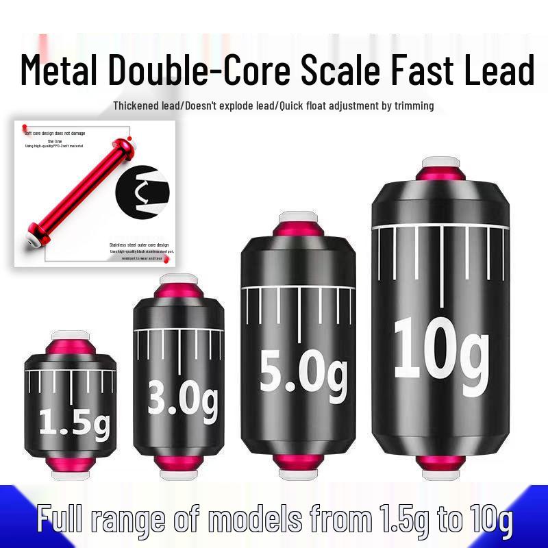 Yi Zhan Shi Dual Core Thickened Lead Sheet Sinker for Fishing