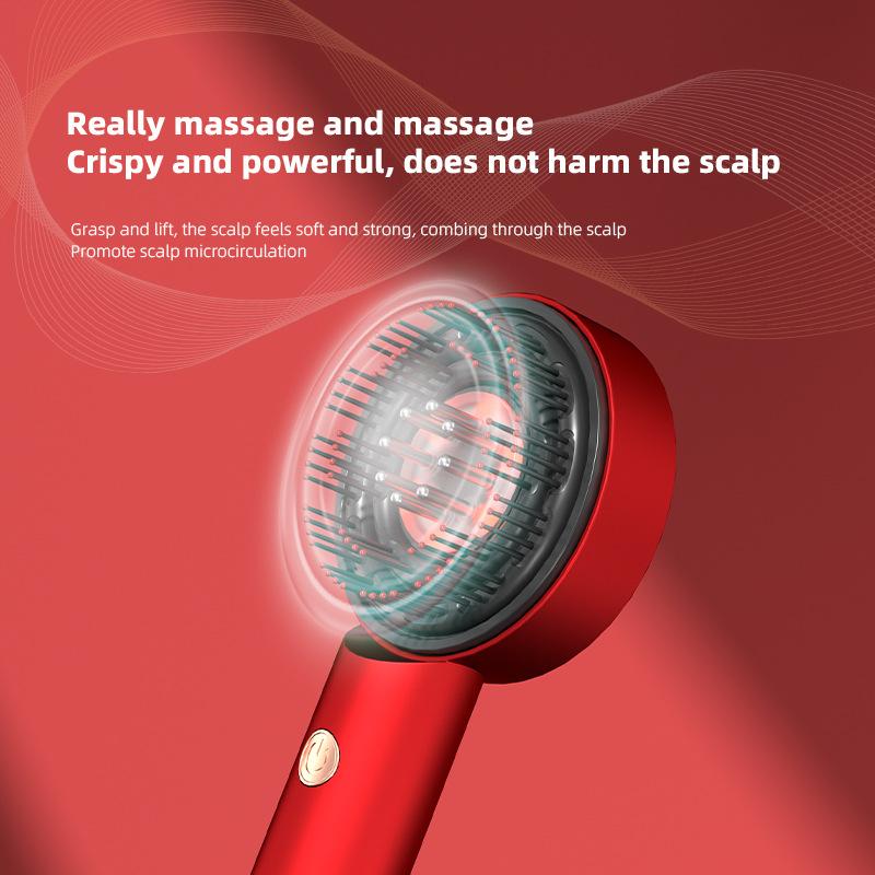 New Red Light Liquid Guide Massage Comb Scalp Maintenance Massage Active Hair Growth Massage Comb Liquid Guide Massager