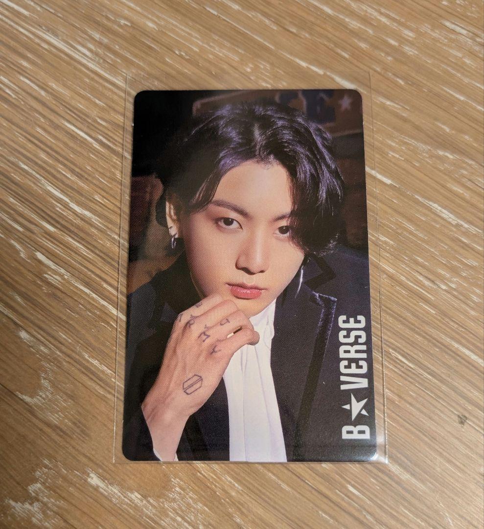 

[USED] BVERSE admission bonus random trading card Jungkook BTS