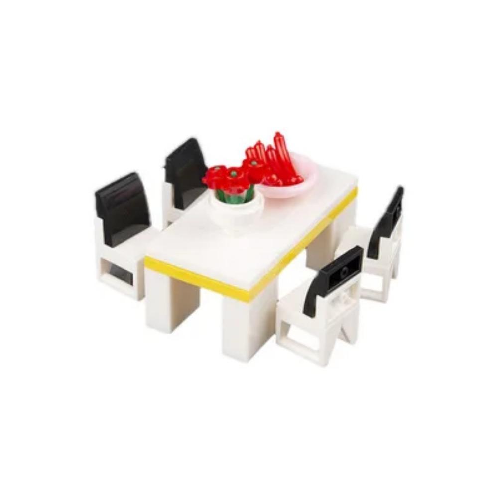 MOC City Scene Building Block Furniture TV Refrigerator Washing Machine Game Console Bed Sofa Vacuum Cleaner Mini Toy Brick K028