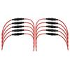 10pcs 5x20mm Inline Fuse Holder Fast-Blow Screw Type Fuse Holder With 22AWG Wire Watertight Holders Feature Snap Tight