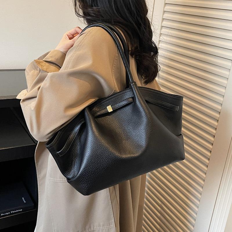 Women's Soft PU Leather Tote Bag Shoulder Bag Fashion Shoulder Bag Women's Soft Leather Tote Bag Women's Shopping Bag