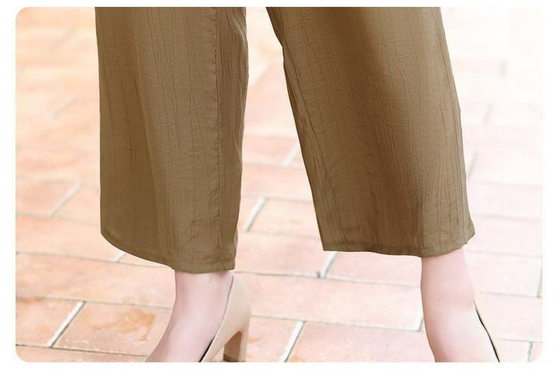Damen Sommer Zweiteiler im Zen-Stil, Übergröße: Locker und formgebend für die Altersgruppe 40-60