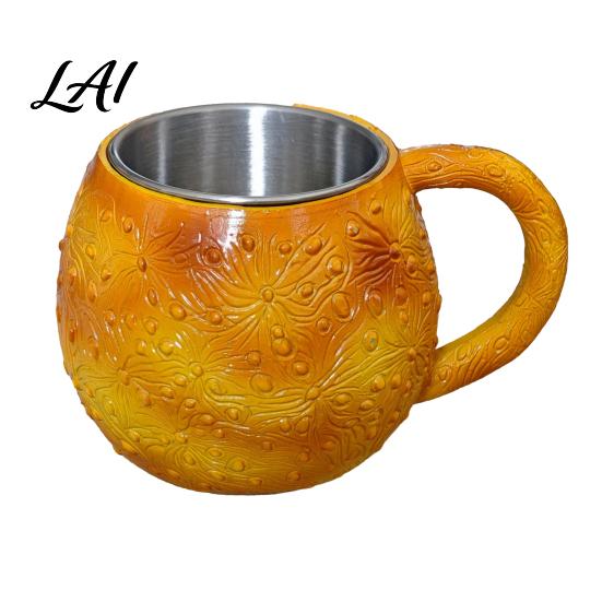 Home And Office Tea Mug 300ml 3D Planet Coffee with Stainless Steel Liner Realistic Solar System Relief Water Themed Cup The Earth/Moon/Sun Drinking