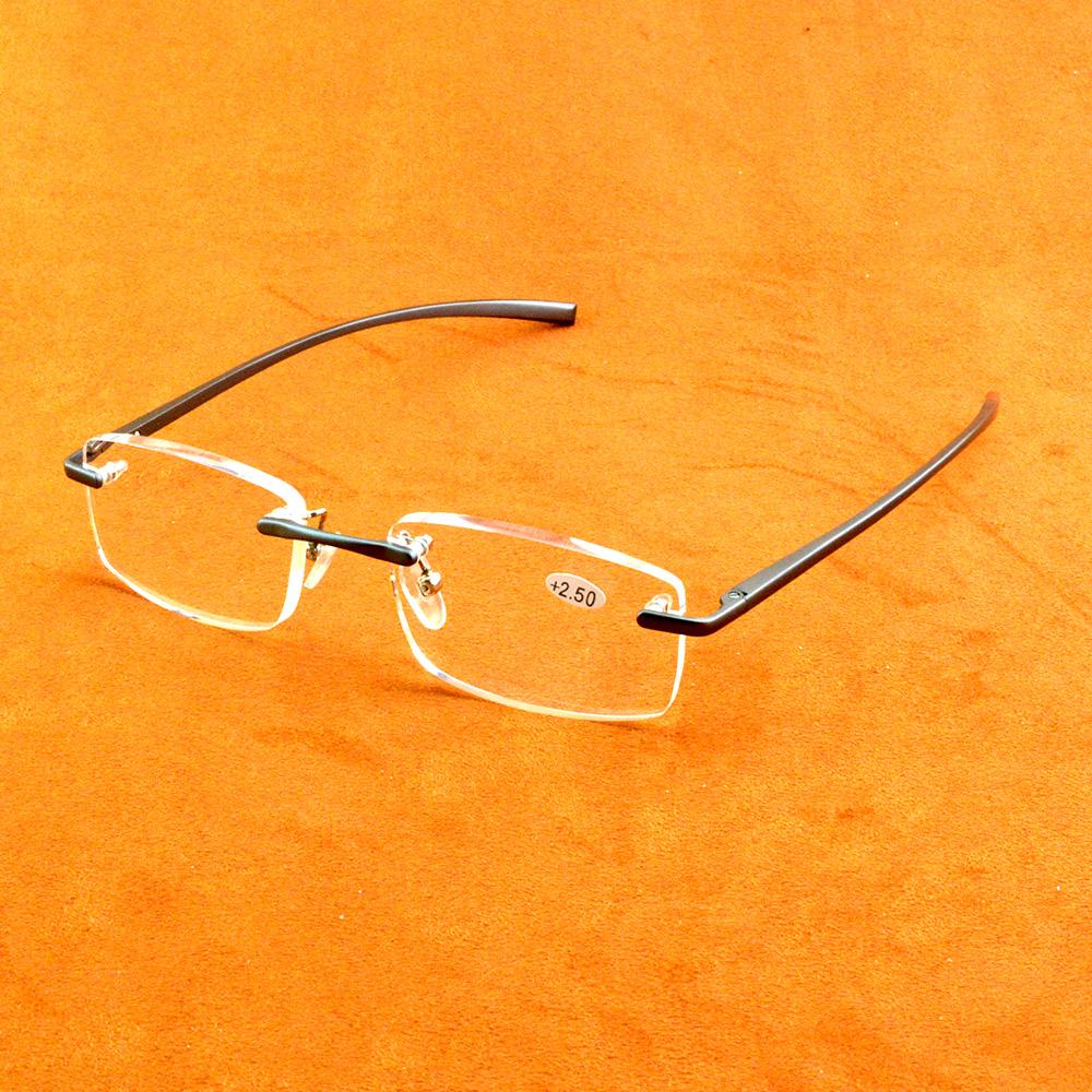 

Rimless Al-mg Alloy Reading Glasses Ultra-light Spring Leg Spectacles +1 +1.5 +2 +2.5 +2.75 +3 +3.25 +3.5 +4 +125 сірий колір