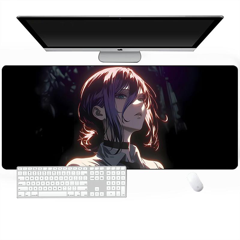 Chainsaw Man Mousepad Xxl Computer Accessories Gaming Mouse Pad Office Pads Pc Extended Carpet Large Game Mats Desk Gamer Anime