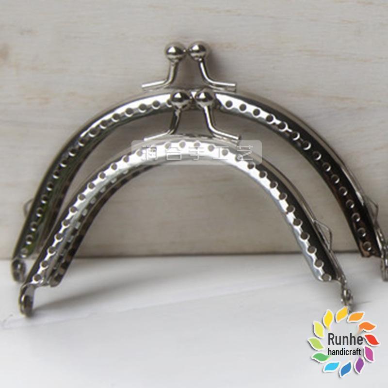 

Сделай сам Ручная работа Глянцевая полукруглая рама для кошелька с 8,5 см одним ушком в обычных цветах