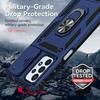 Ringständer-Hülle für Samsung A23 Hülle Galaxy a23 Armor Sturzsicherer Kameraschutz Handyhülle für Samsung Galaxy A23 M23 M13 4G