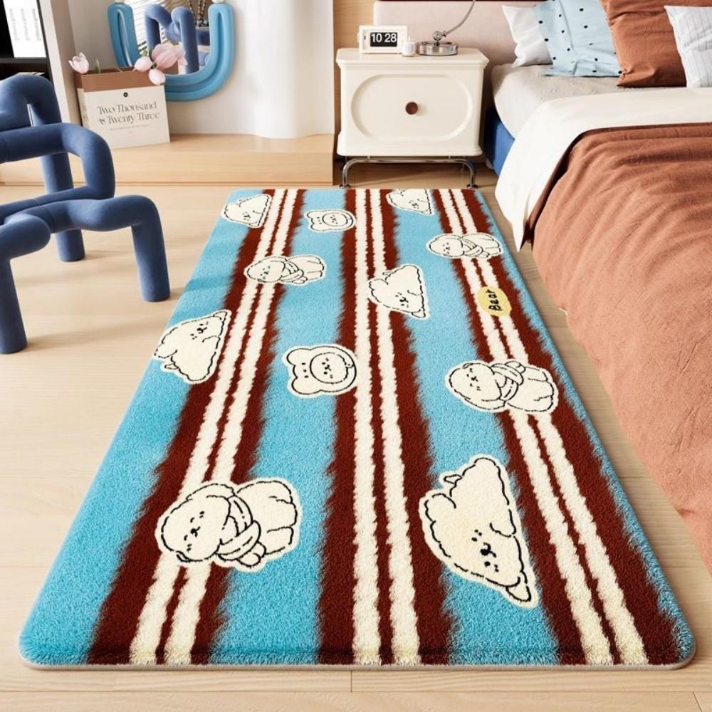 

Fluffy Plush Cartoon Rug, 3D Cute Plush Carpet for Bedroom & Living Room, Ultra-Soft Non-Slip Area Rug, Machine Washable 40X120CM(1.3X3.9FT