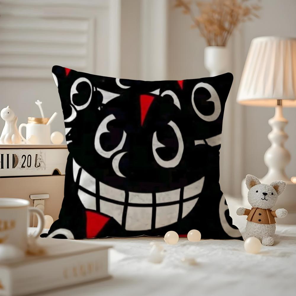 LLil DDarkie Rapper Cushion Cover Antidustmite Pillowcase Invisible Zipper Silky Short Plush Sofa Cushion Cover