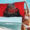 Superpower Energy Body A-akira Bath Towel Microfiber Soft Water Absorbing Breathable For Girl Decorative Cartoon Beach Towel