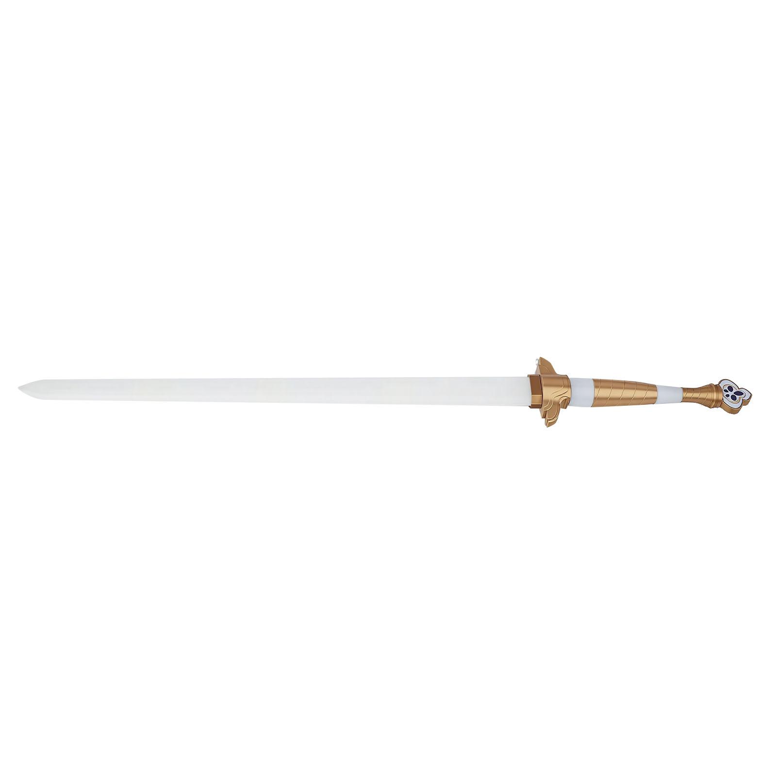 

3D Printed Cosplay Costume Sword Retractable Anime Sword Toy Prop with Rune for Movie Collectors Collectible Fan Gift