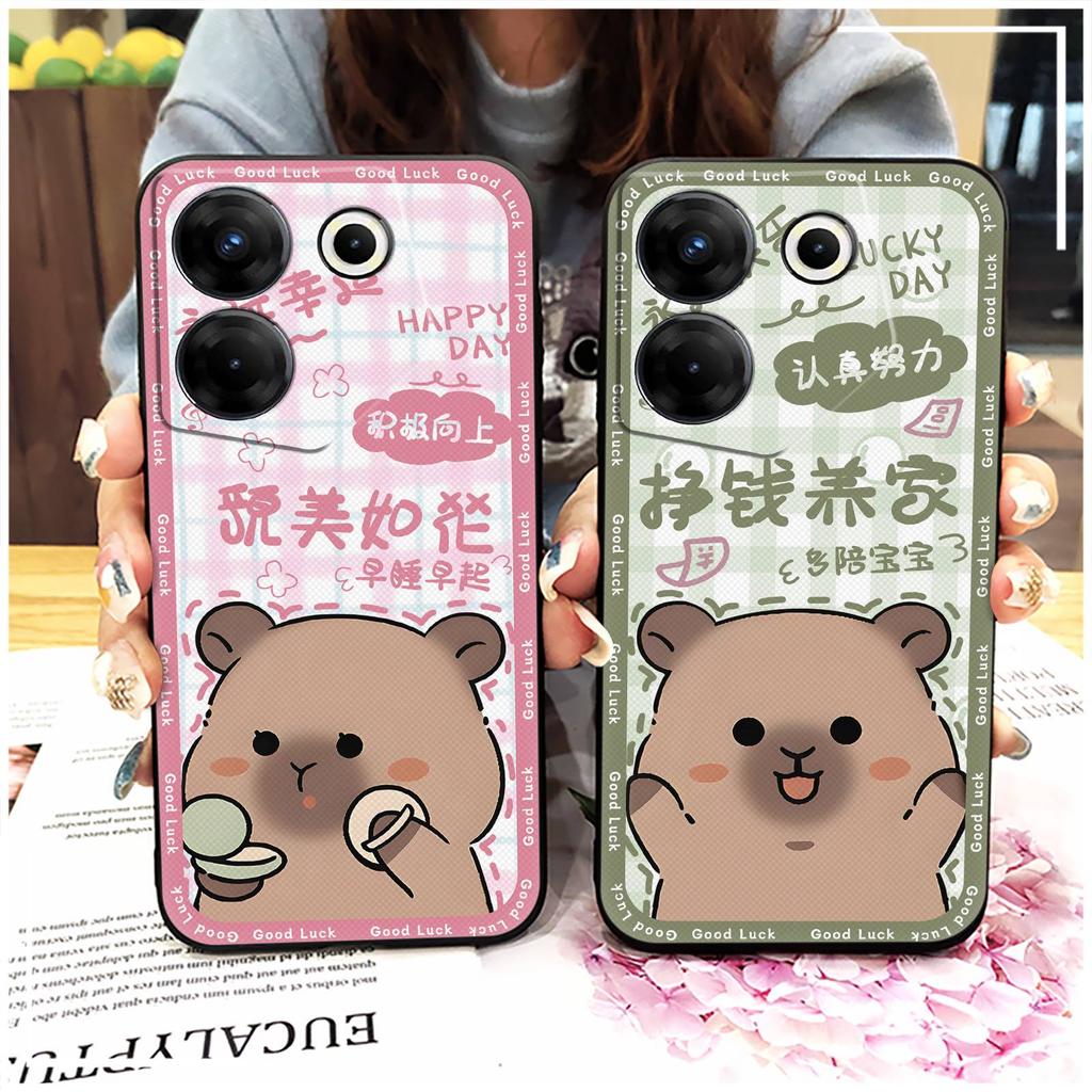 Waterproof TPU Phone Case For Tecno Camon20 Pro 5G/CK8n Durable Back Cover Anti-dust Phone Pouch Couple Dirt-resistant