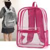 Schoolbag Transparent Backpack Women's Korean Version Large Capacity Student Schoolbag Fitness Bag Fashion Trend Men's and Women's PVC Waterproof 