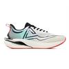 Peak TAICHI LIGHT SHUTTLE EXT51461H Men's Running Shoes, White/Black/Green, Size 26.5cm, E