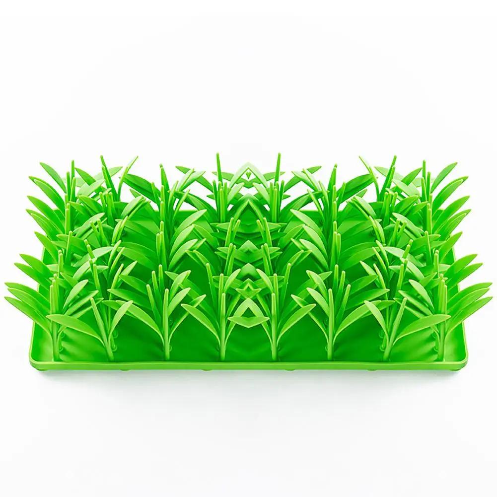 

Силиконовый коврик для лизания, коврик для медленного кормления собак, нескользящий коврик для кормления домашних животных с чашкой медленного кормления, зеленый коврик для присоски травы R4Q0 зелёный