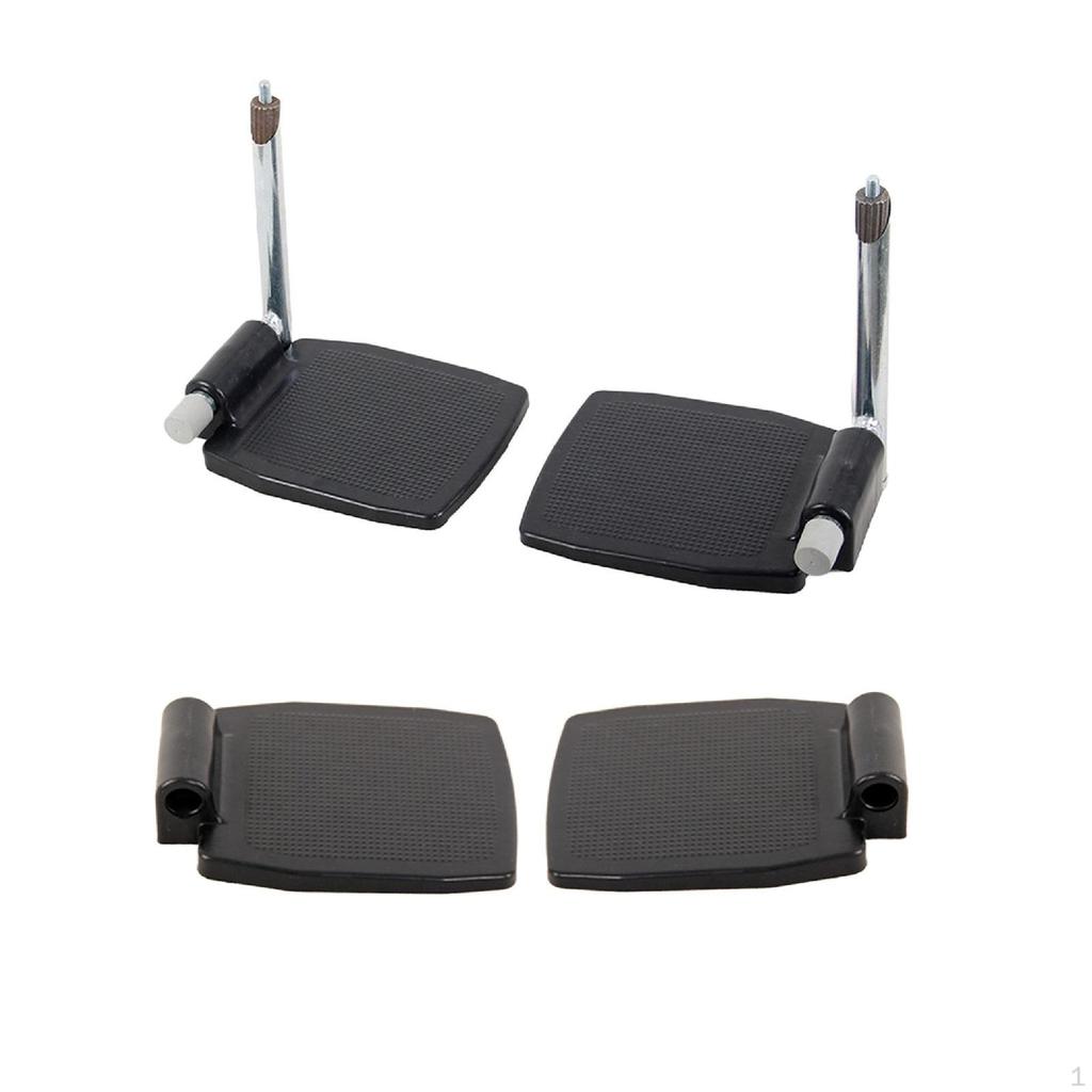 2x Universal Footrest Accessories Plastic