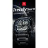 POEDAGAR Top Luxury Men Quartz Watch Waterproof Stainless Steel LED Man Watch Week Date Sports Military Electronic Watches