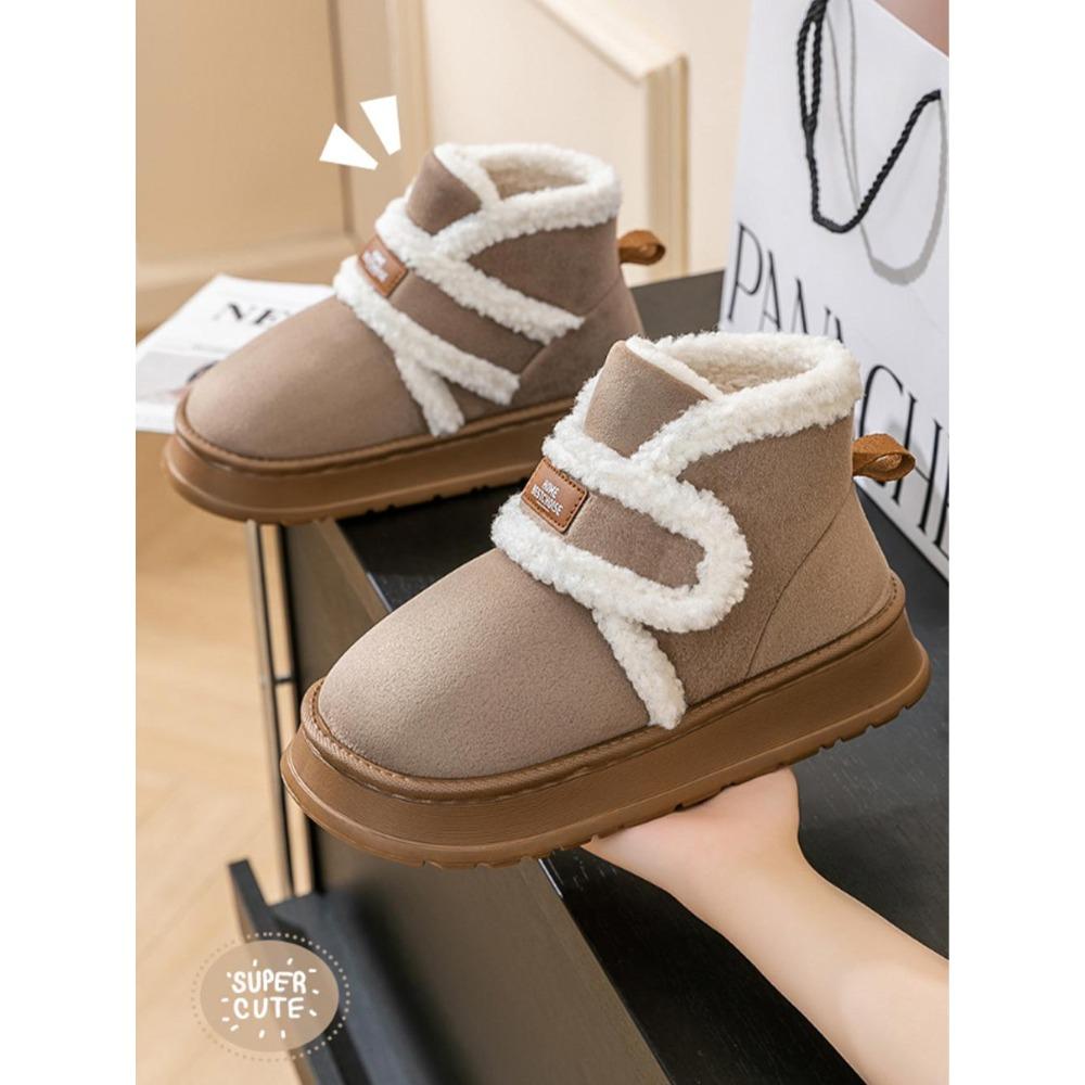 2025 New Women's Winter Snow Boots with Thickened Velvet Lining for Non-Slip, Warmth, and Comfort