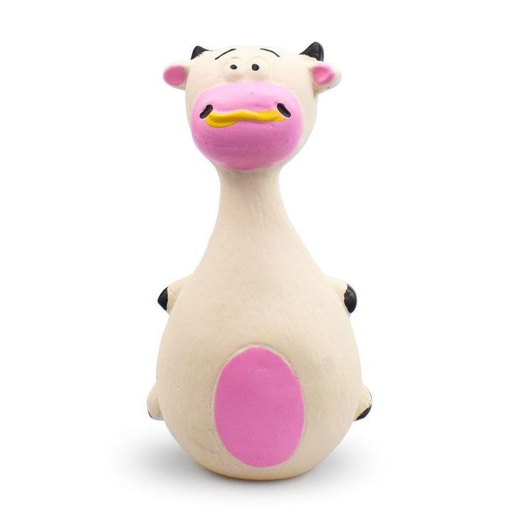 Squeaker Built-in Squeaky Chew Toy Natural Latex Interactive Dog Play Toy Indoor Entertainment