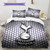 FC Tottenham Hotspur Logo Pattern Bedding Home Decoration Birthday Gift (1 * Duvet Cover + 2 * Pillowcase, Without Core)