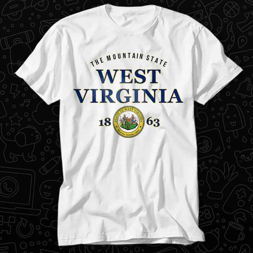 

West Virginia Pride Flag Native Mountain State T Shirt 395 2XL
