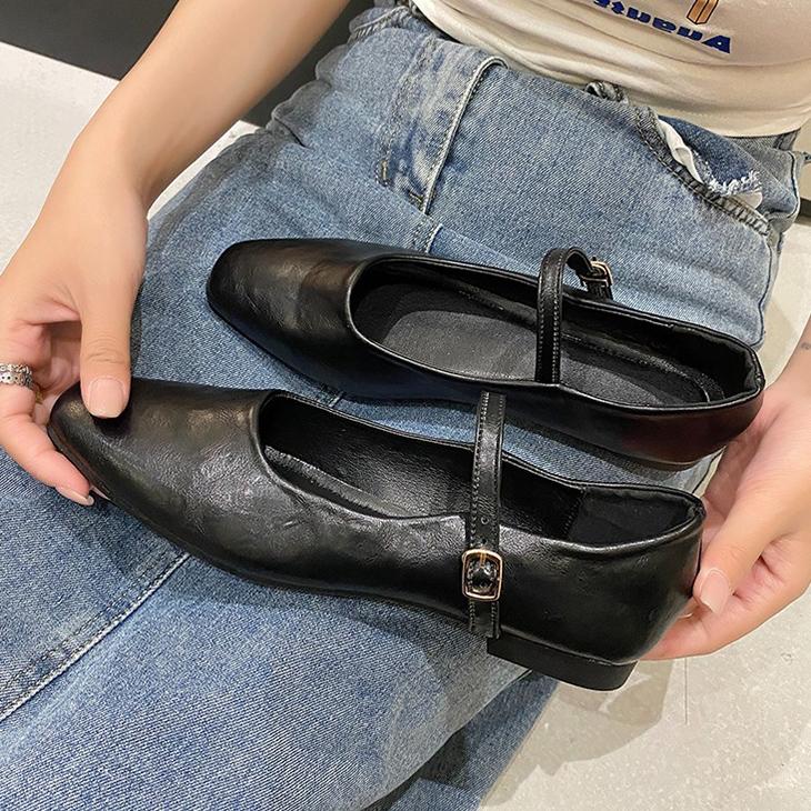 2024 Лето Новые Женские Босоножки На Низком Каблуке Модные Элегантные Туфли Мэри Джейн — фото 7