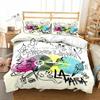Fashion Ferxxo Feid Rapper Bedding Set Print Single Comforter Quilt Bed Cover Duvet Cover Pillow Case 3 Pieces Kids Adult Size