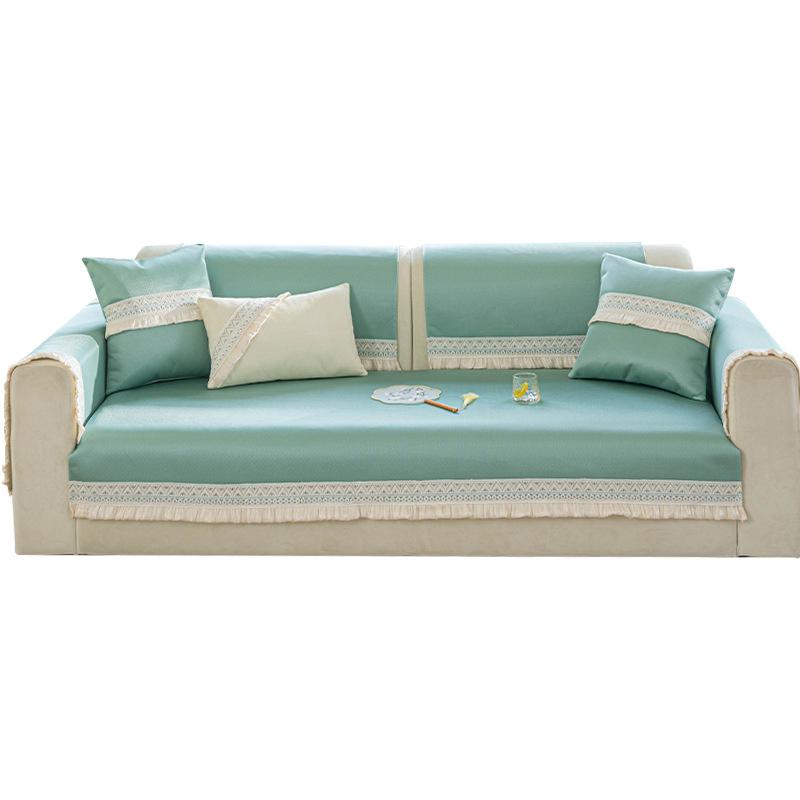 Ice Silk Sofa Cushion Summer Mat Seat Cushion Non-Slip  New Cover Cloth Mat Summer Sofa Cushion