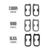 For Hyundai Santa Fe MX5 2026 2026 Carbon Fiber Wood Grain Style Car Inner Second Row Water Cup Holder Cover LHD