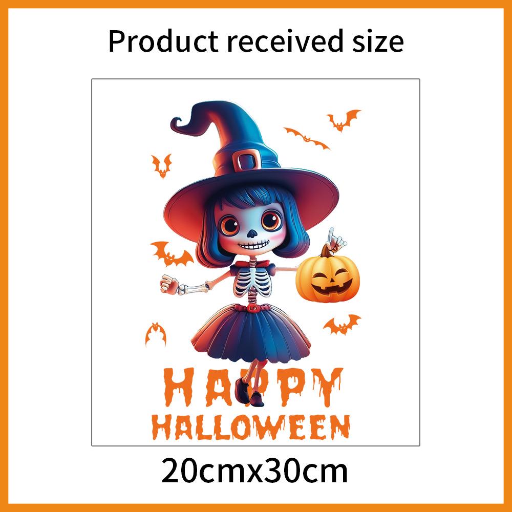 Halloween Window Cling Stickers for Kindergarten & Store Decor