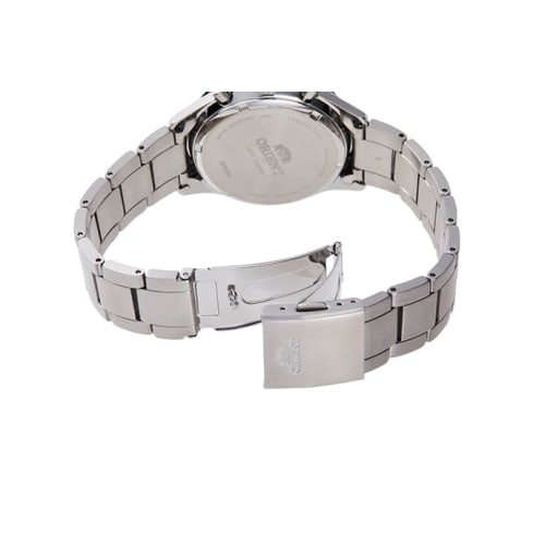 Orient SOLAR Solar Chronograph Watch, Made In Japan, with Manufacturer's Warranty, RN-TY0003L, Men's, Navy