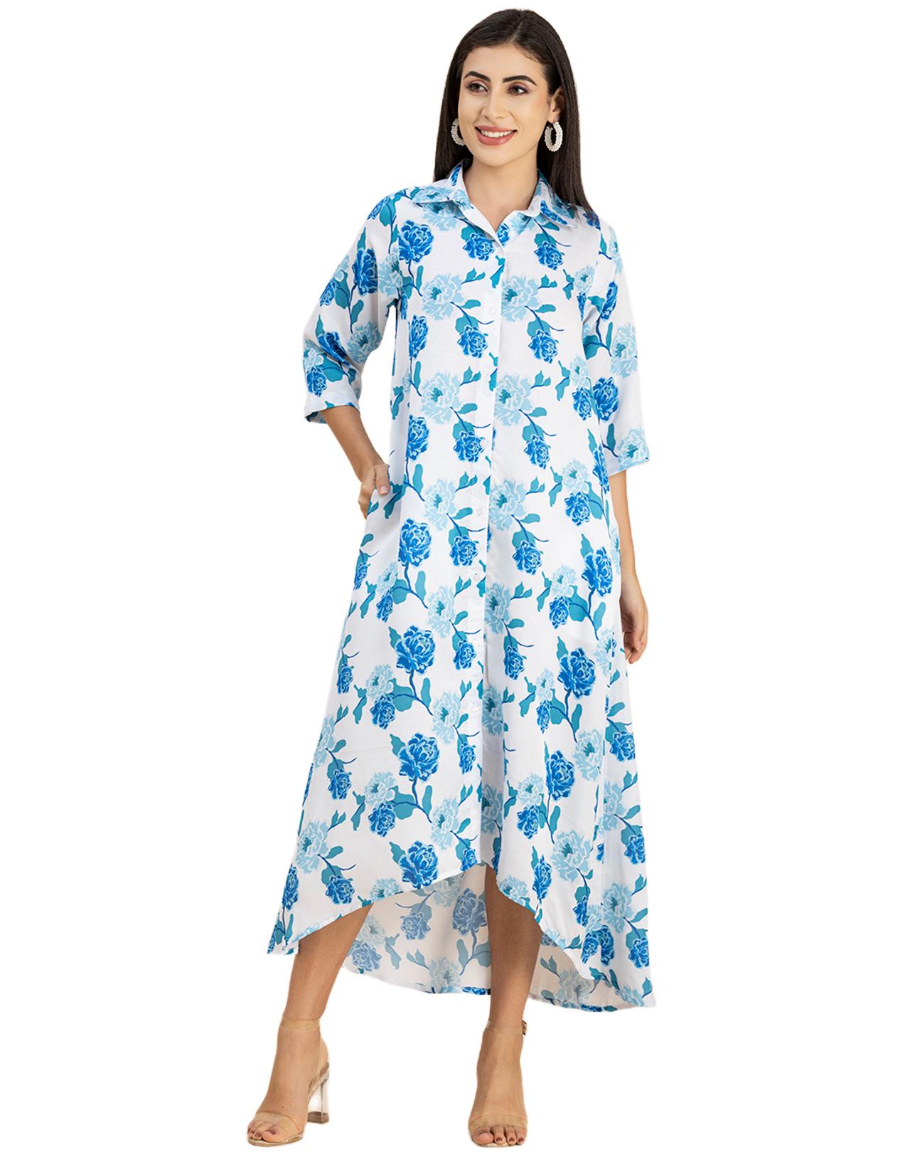 

Жіноча сукня міді на гудзиках Moomaya, горловина з коміром, сукня з короткими рукавами XXL білий