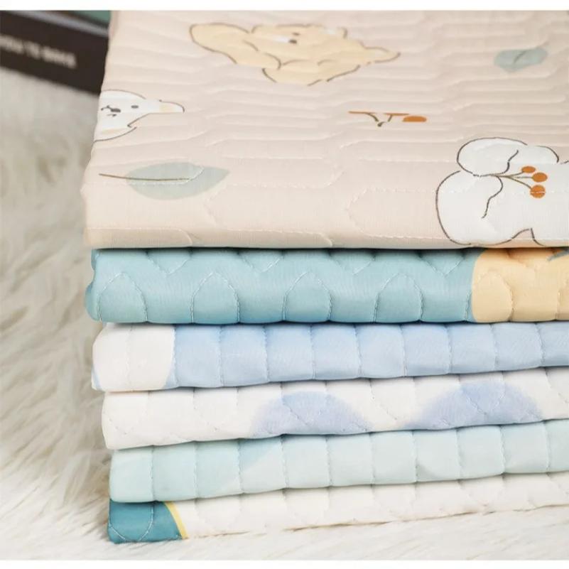 Waterproof Washable Dog Cooling Mat Extra Large Summer Pet Latex Mattress Pad Breathable Bed Protector Diaper For S/M/L Dogs Cat