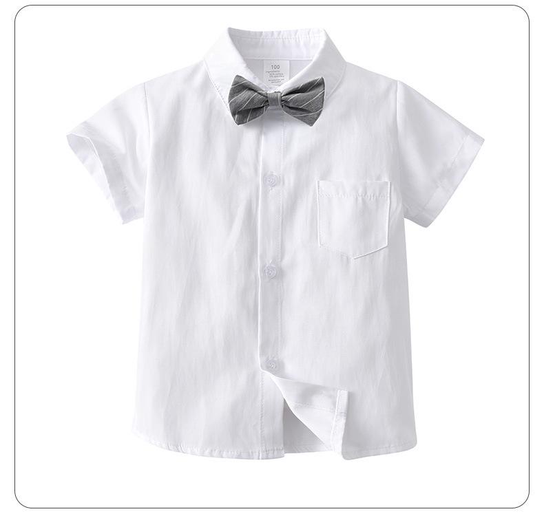 2026 New Style Boys' Summer Overalls & Bodysuit Set