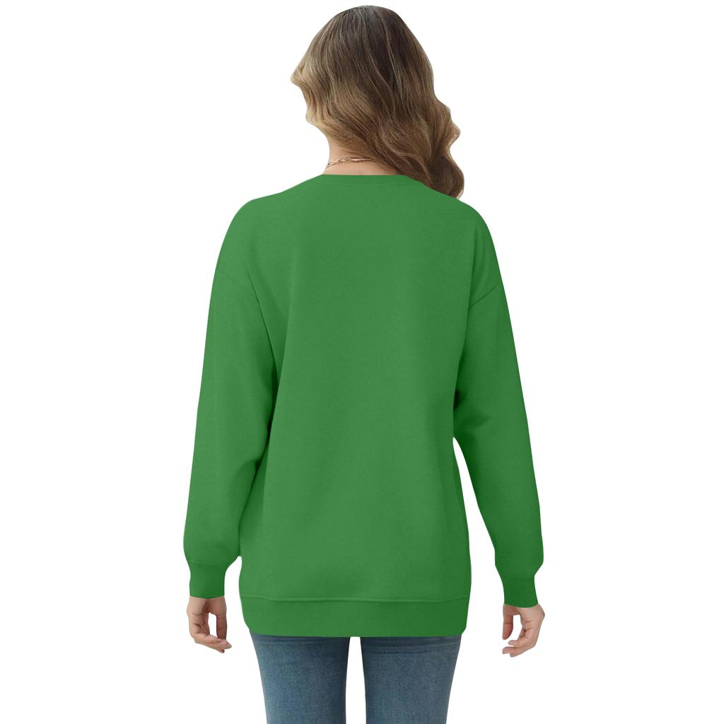 Sweat à capuche de Noël léger à manches longues pour femme