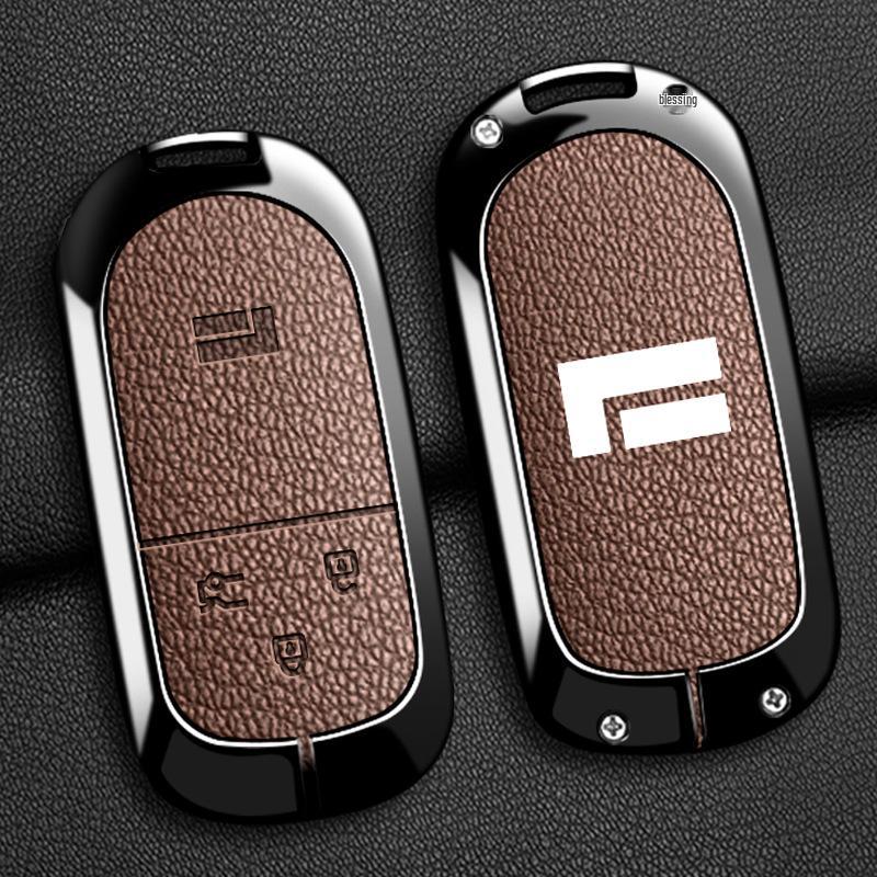 2023 Jishi 01 Metal Key Cover for Remote Control – Automotive Protection Case Box
