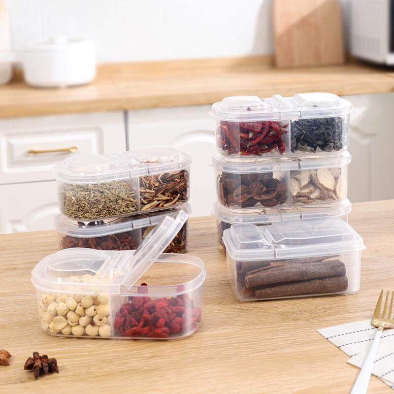 Airtight Plastic Spice Jars - 10 Pack