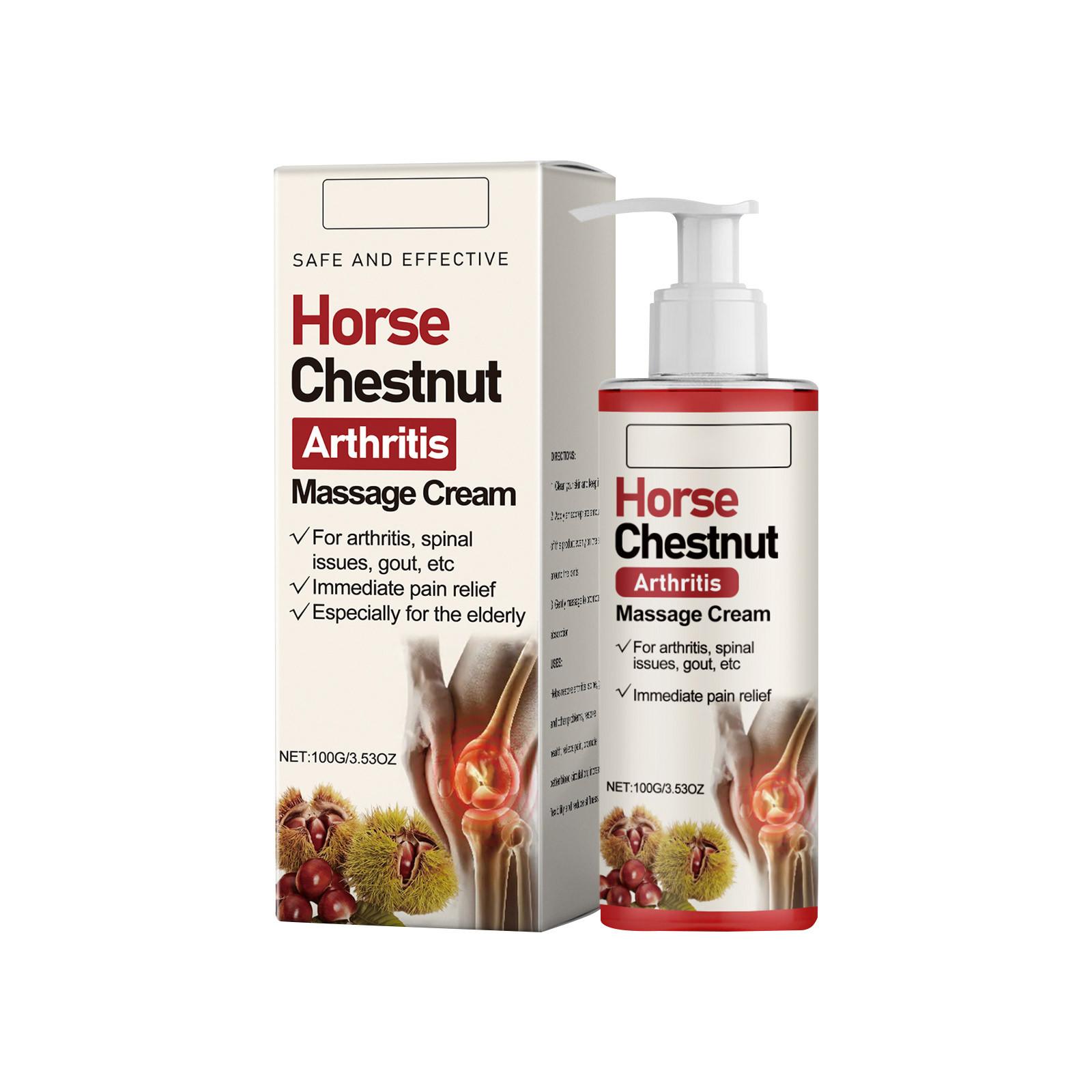 

Массажный крем от артрита с конским каштаном;Массажный крем от артрита;Крем для снятия боли в суставах, восстановления гибкости суставов и шейного отдела позвоночника, 1 шт., 100 г розовый