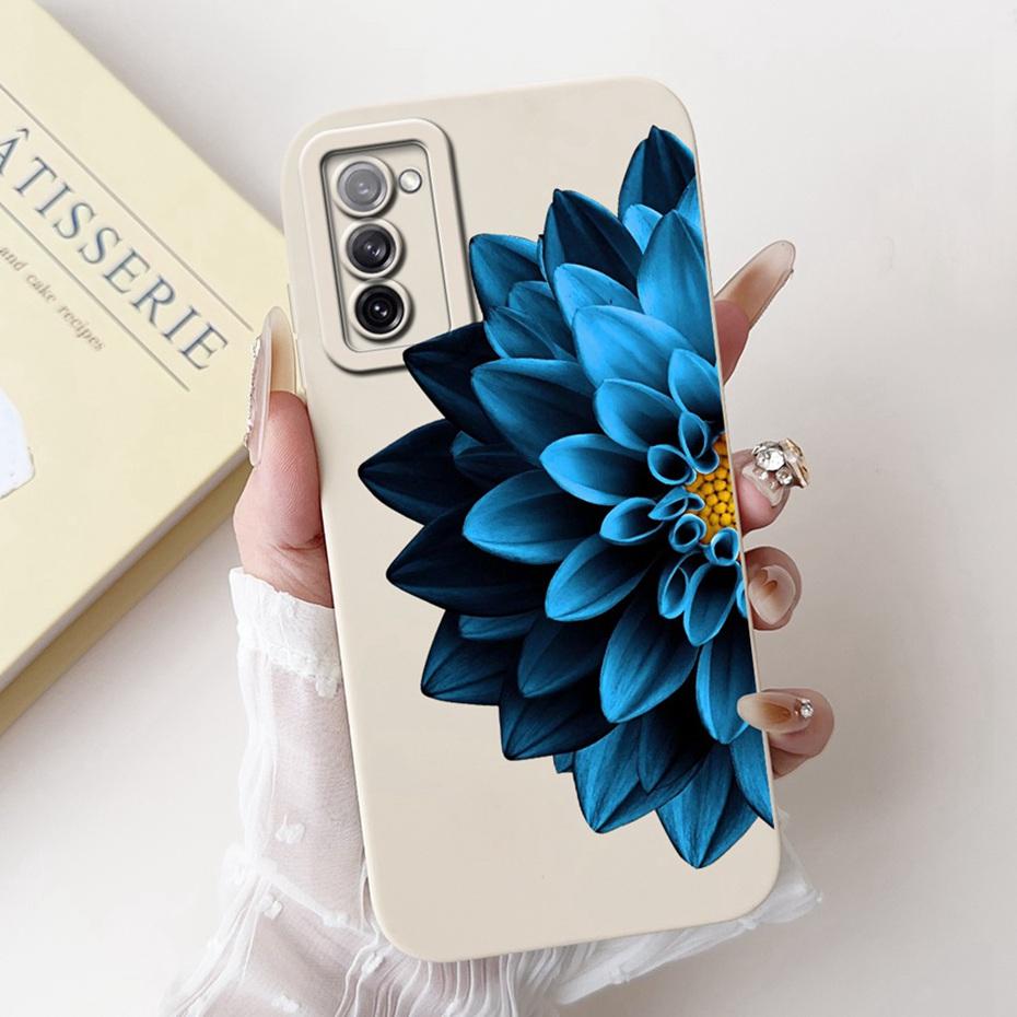 Beautiful Floral Phone Case For Samsung Galaxy S20 FE S20+ Soft Silicone Shockproof Cover For Samsung S20 Plus S20FE 5G Bumpers