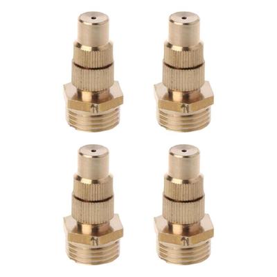 Brass High Atomization Nozzles Gardenings Misting Spray Nozzles Cooling Watering