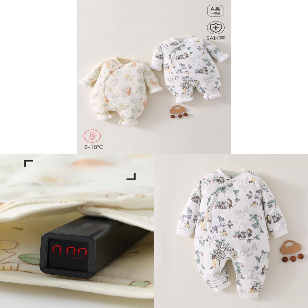 Baby Winter Sleepwear With Cotton Padding For Newborns And Infants