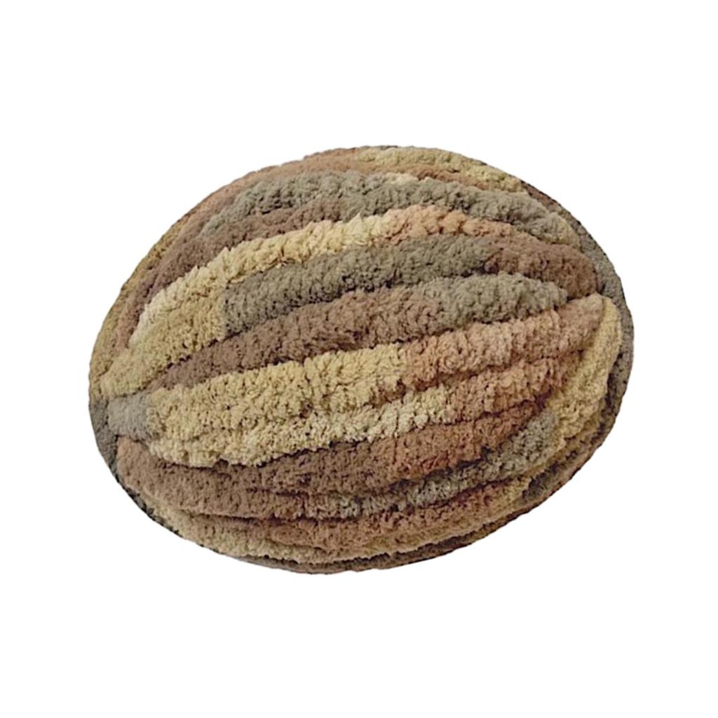 Thick Chunky Yarn Bulky Yarn Comfortable Knit Yarn Polyester Yarn for Knitted Blanket Mat Weaving Scarf DIY Craft Cushion