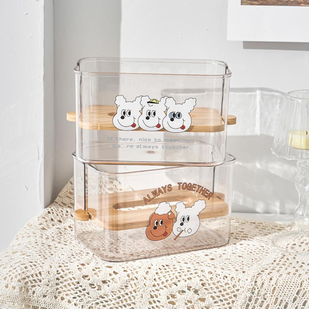 

Eco-friendly Napkin Box Transparent Napkin Case Storage Box Paper Towel Box Hotel